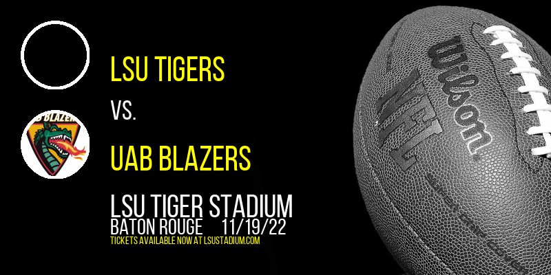 LSU Tigers vs. UAB Blazers at LSU Tiger Stadium