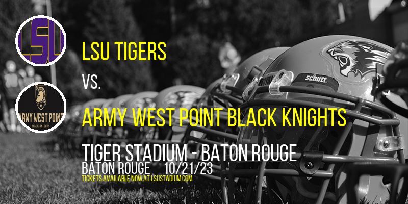 LSU Tigers vs. Army West Point Black Knights at LSU Tiger Stadium