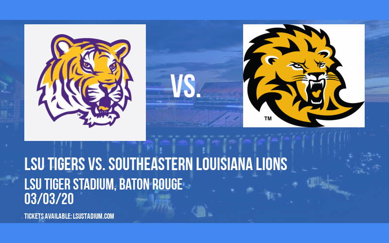 LSU Tigers vs. Southeastern Louisiana Lions at LSU Tiger Stadium
