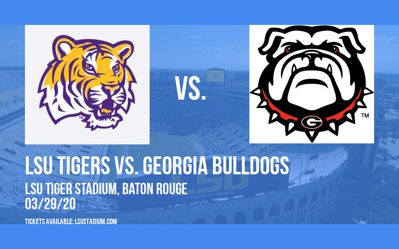 LSU Tigers vs. Georgia Bulldogs at LSU Tiger Stadium