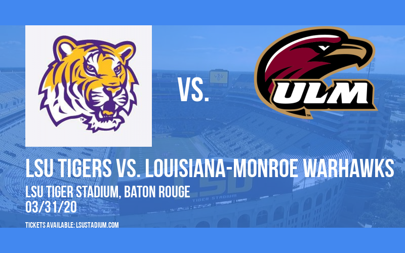 LSU Tigers vs. Louisiana-Monroe Warhawks at LSU Tiger Stadium