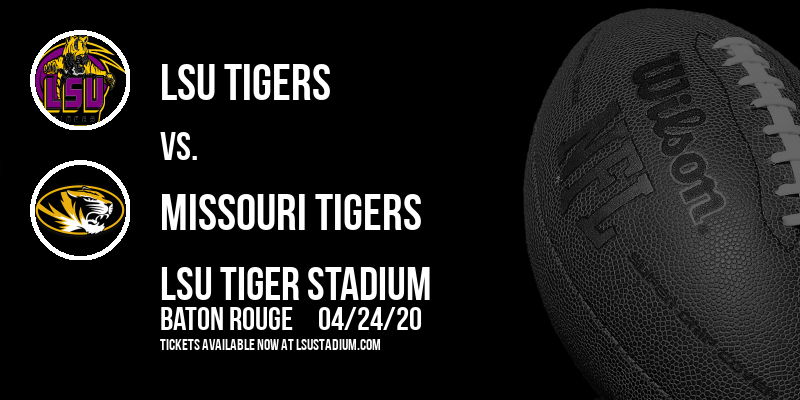 LSU Tigers vs. Missouri Tigers at LSU Tiger Stadium